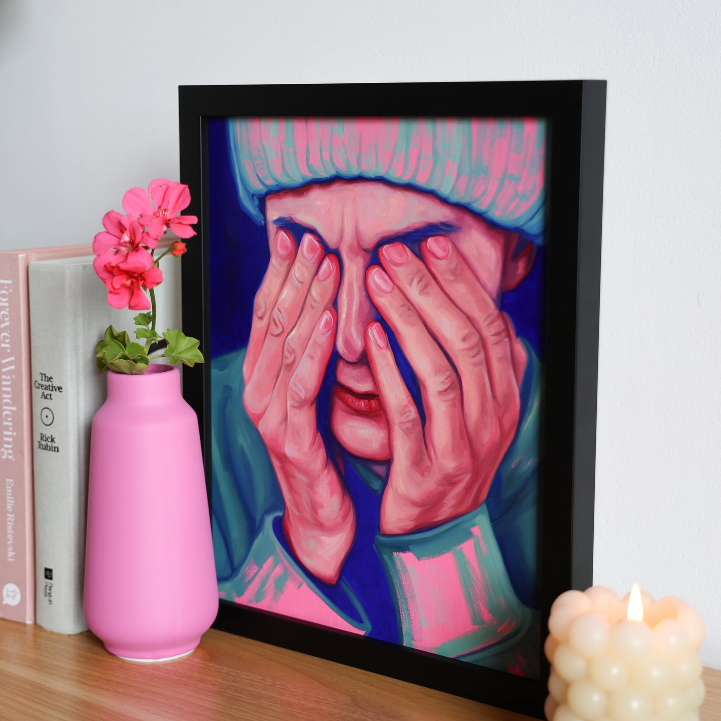 They can't see me - Original oil painting