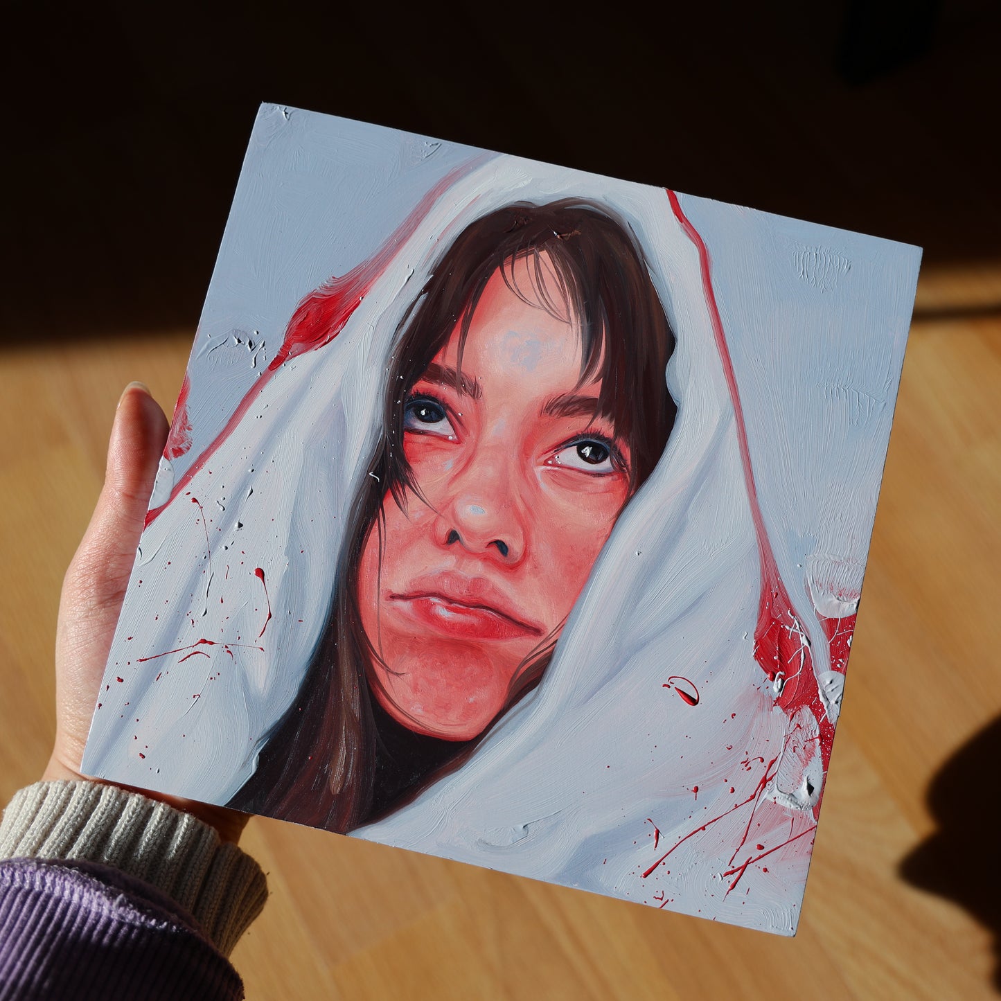 Holy tiredness - Original oil painting