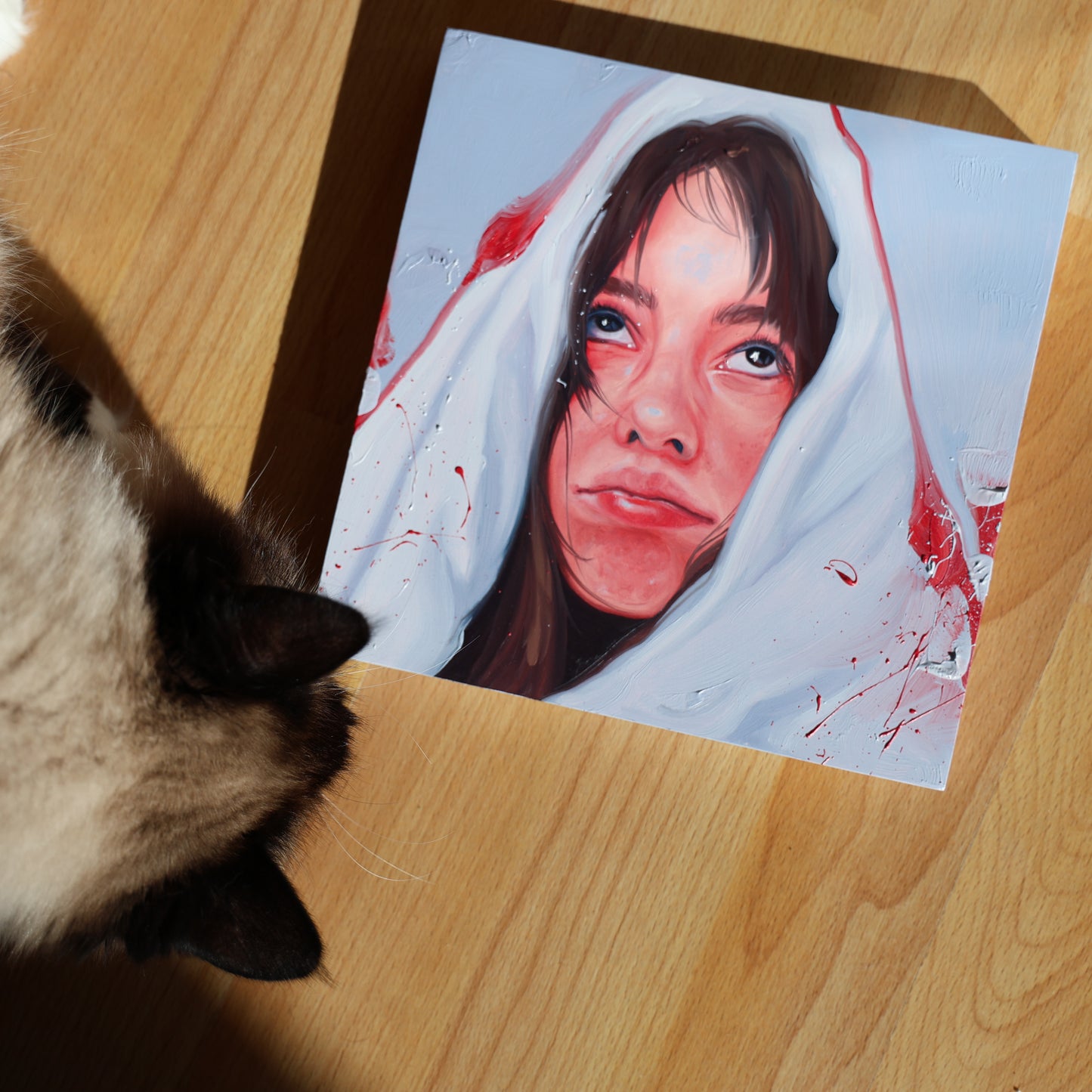 Holy tiredness - Original oil painting