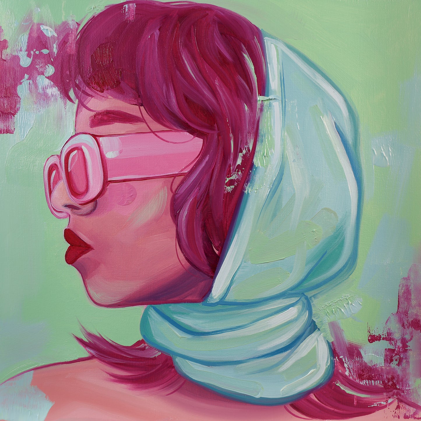 The wild side - Original oil painting