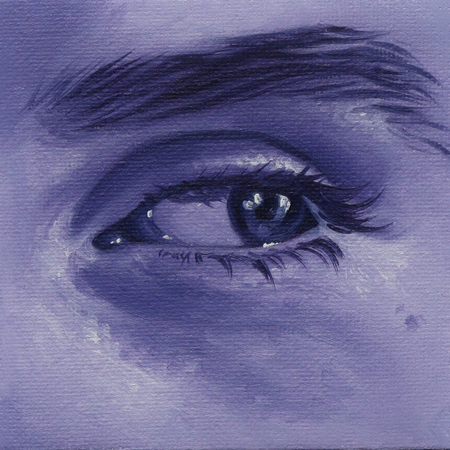 Eye Emotion 1 - Original oil painting