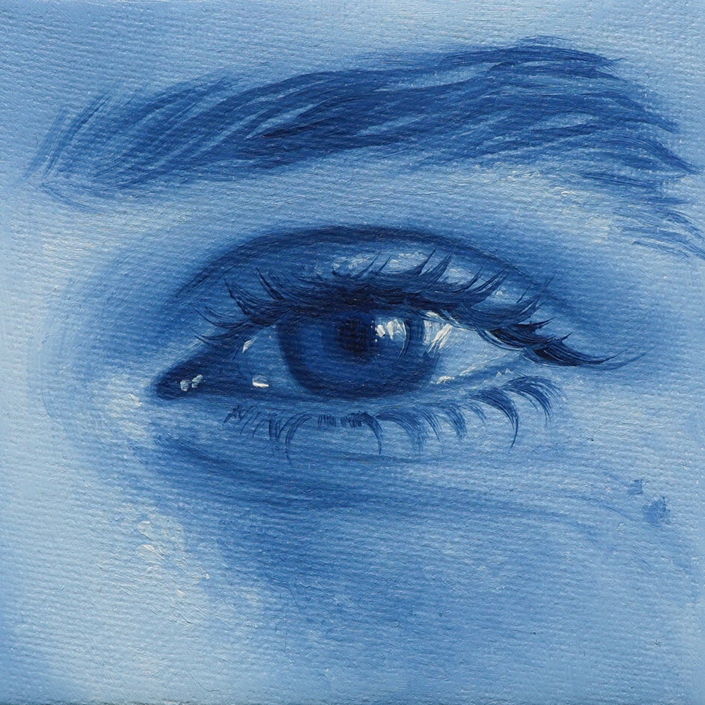 Eye Emotion 2 - Original oil painting