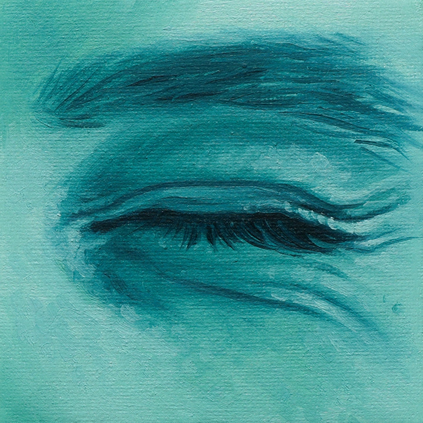 Eye Emotion 4 - Original oil painting