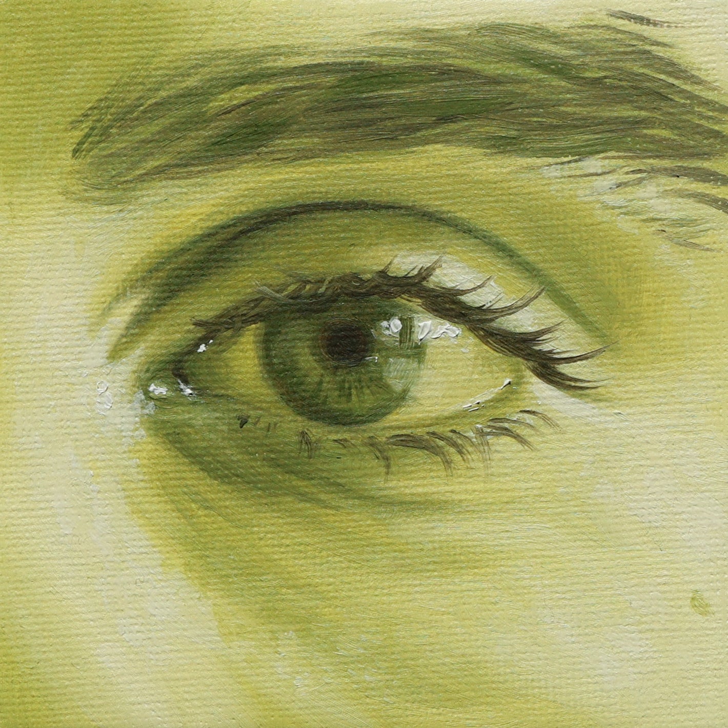 Eye Emotion 6 - Original oil painting