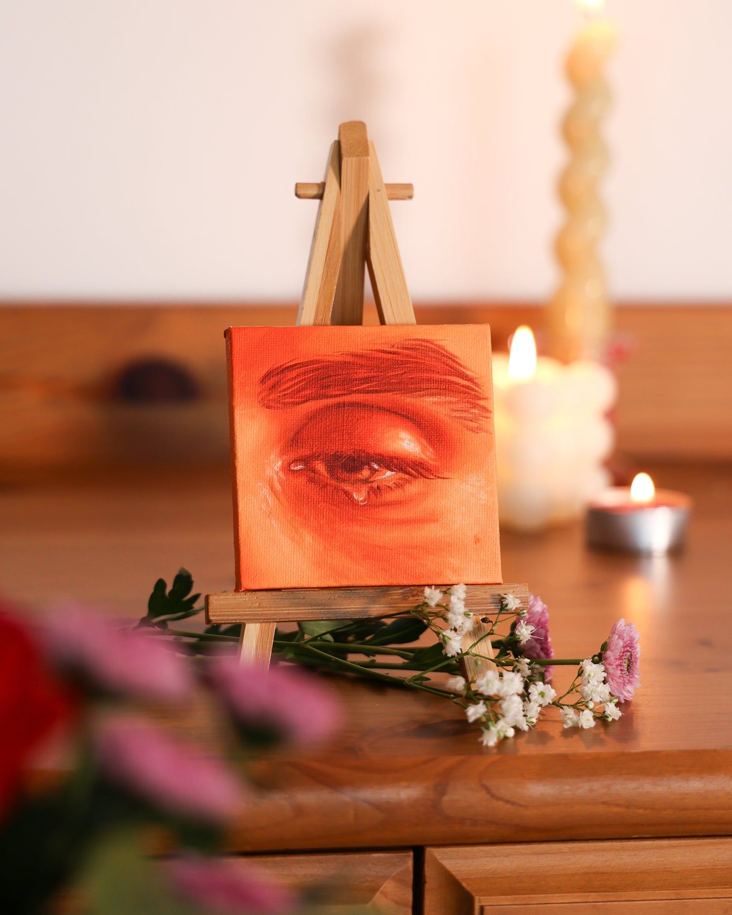 Eye Emotion 9 - Original oil painting