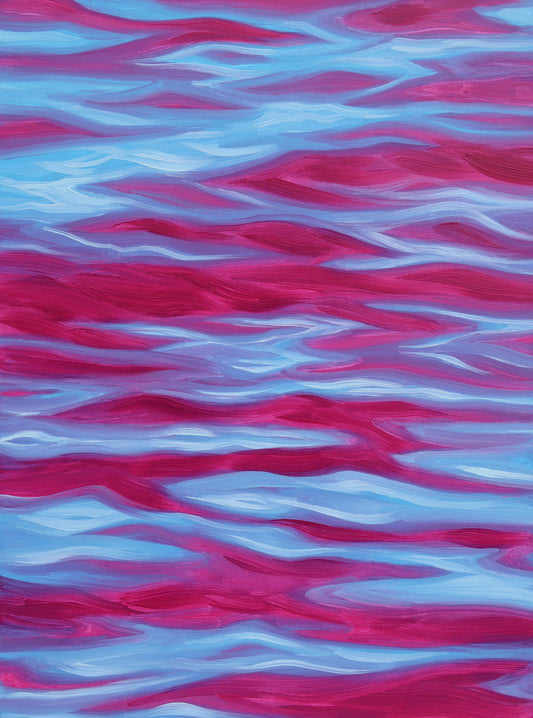 Wavy Water - Original oil painting