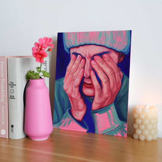 They can't see me - Original oil painting