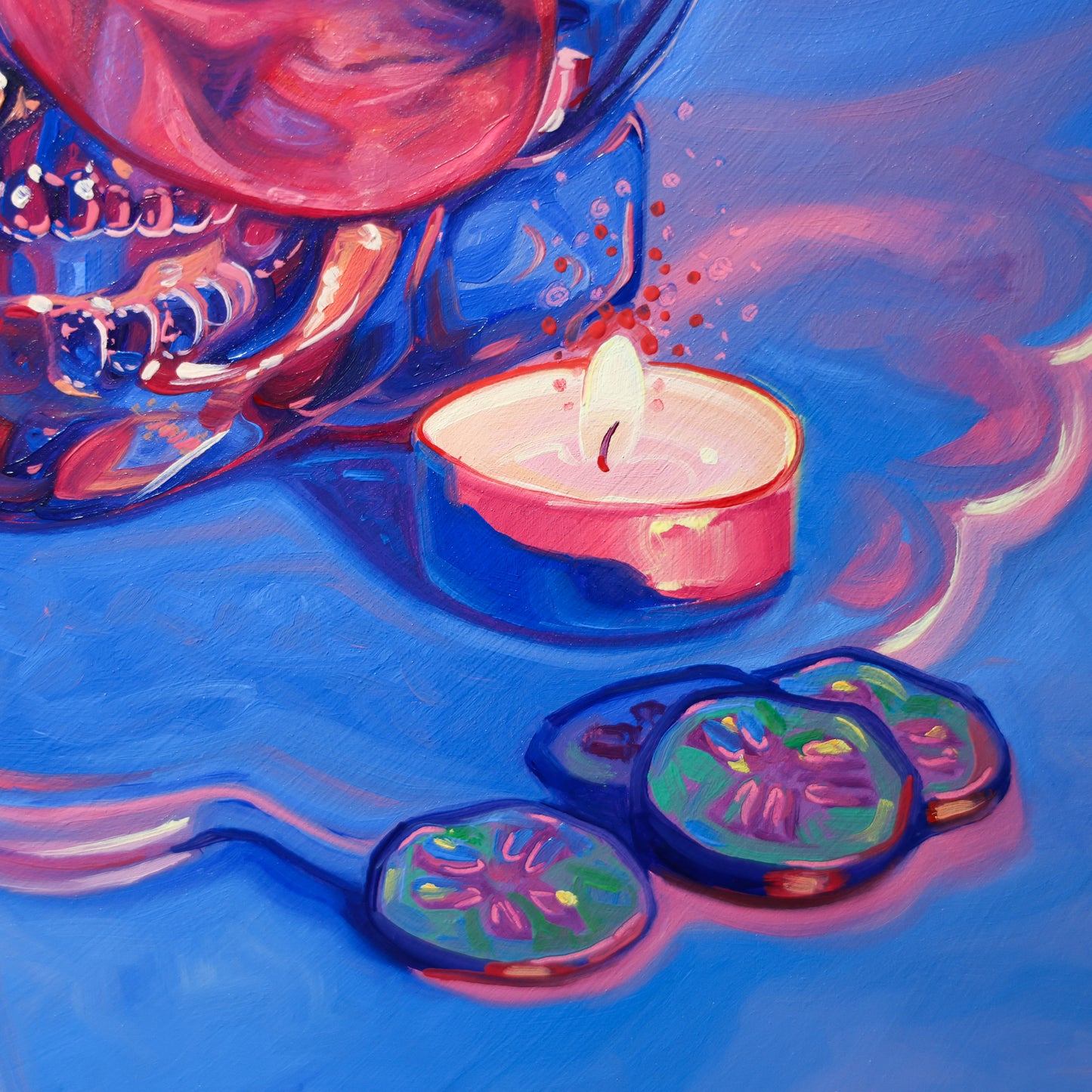 Glass Skin Routine - Original oil painting