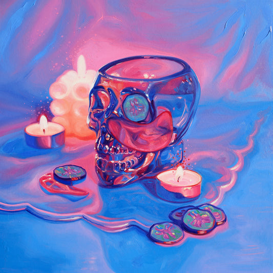 Glass Skin Routine - Original oil painting