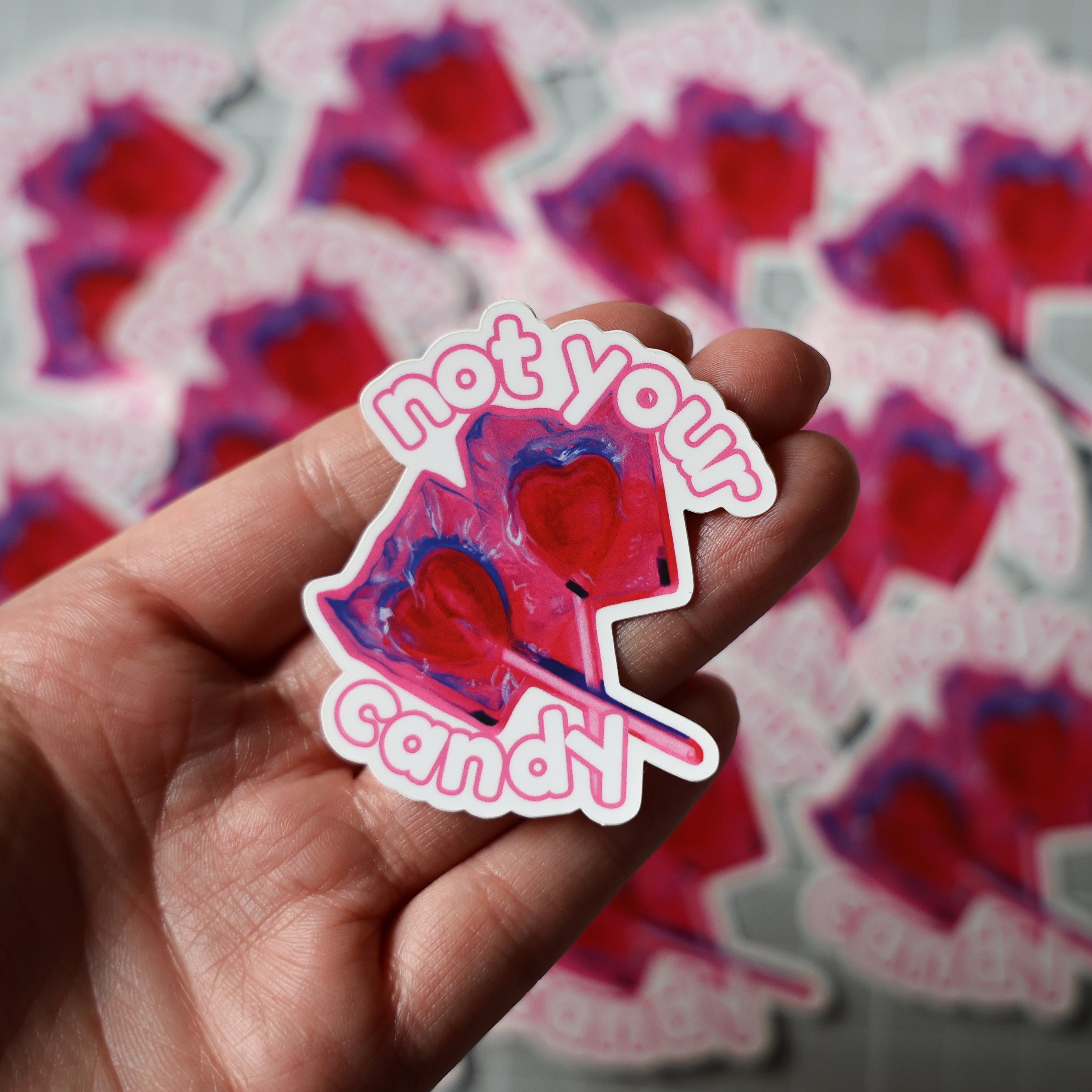 Candy - Vinyl Sticker – Izabela Krajnik Art