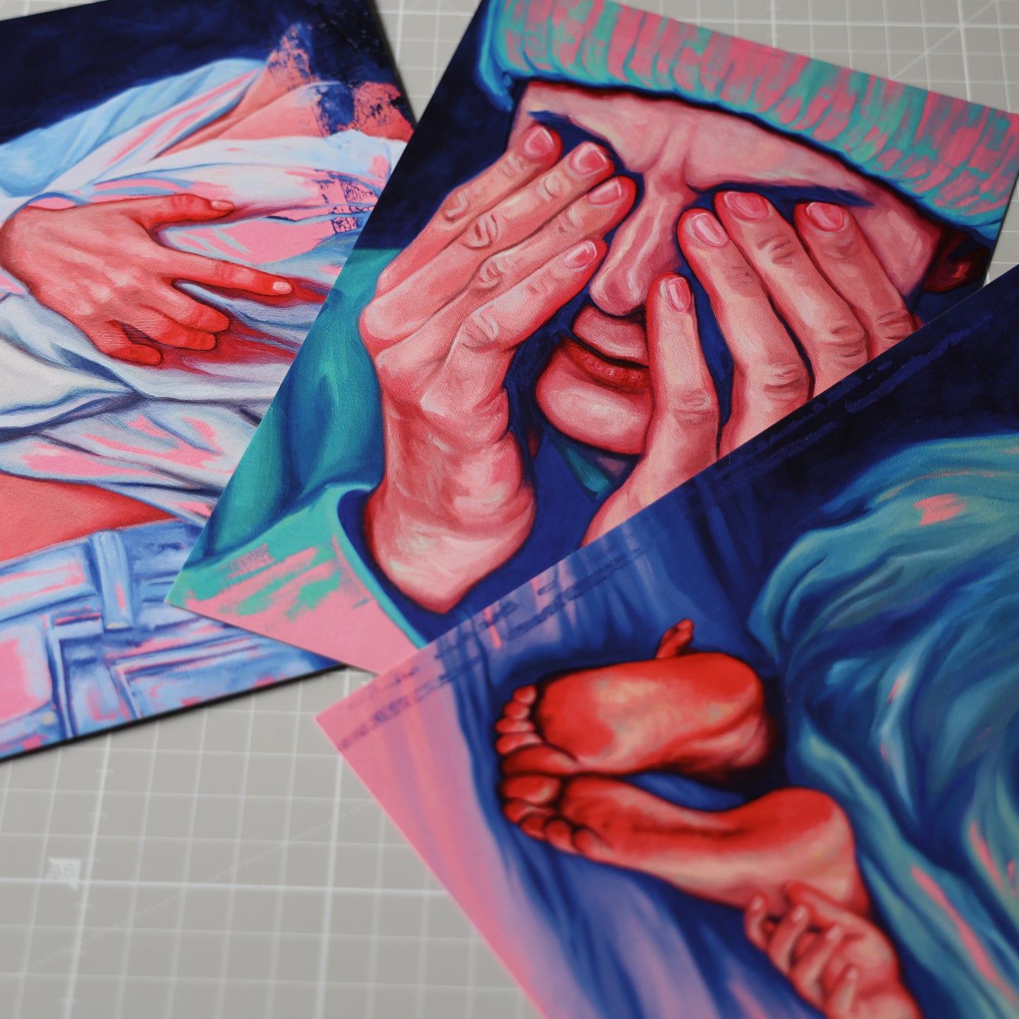 About being human - Set of three