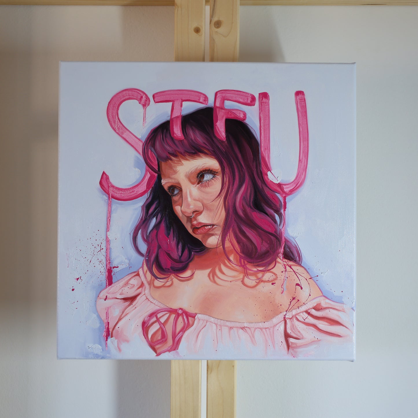 STFU - Original oil painting