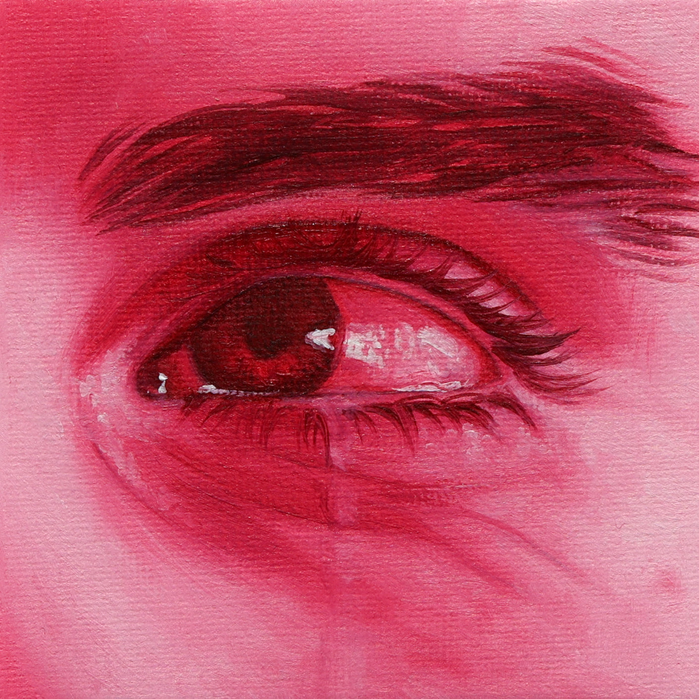 Eye Emotion 11 - Original oil painting
