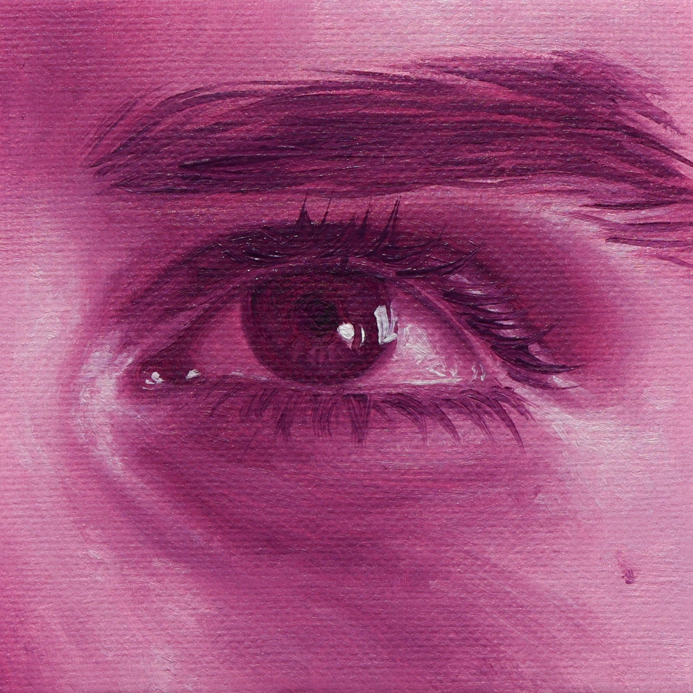 Eye Emotion 12 - Original oil painting